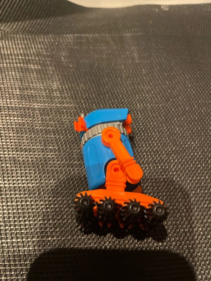 Playmobil figurine robot bleu et orange série espace - photo numéro 7