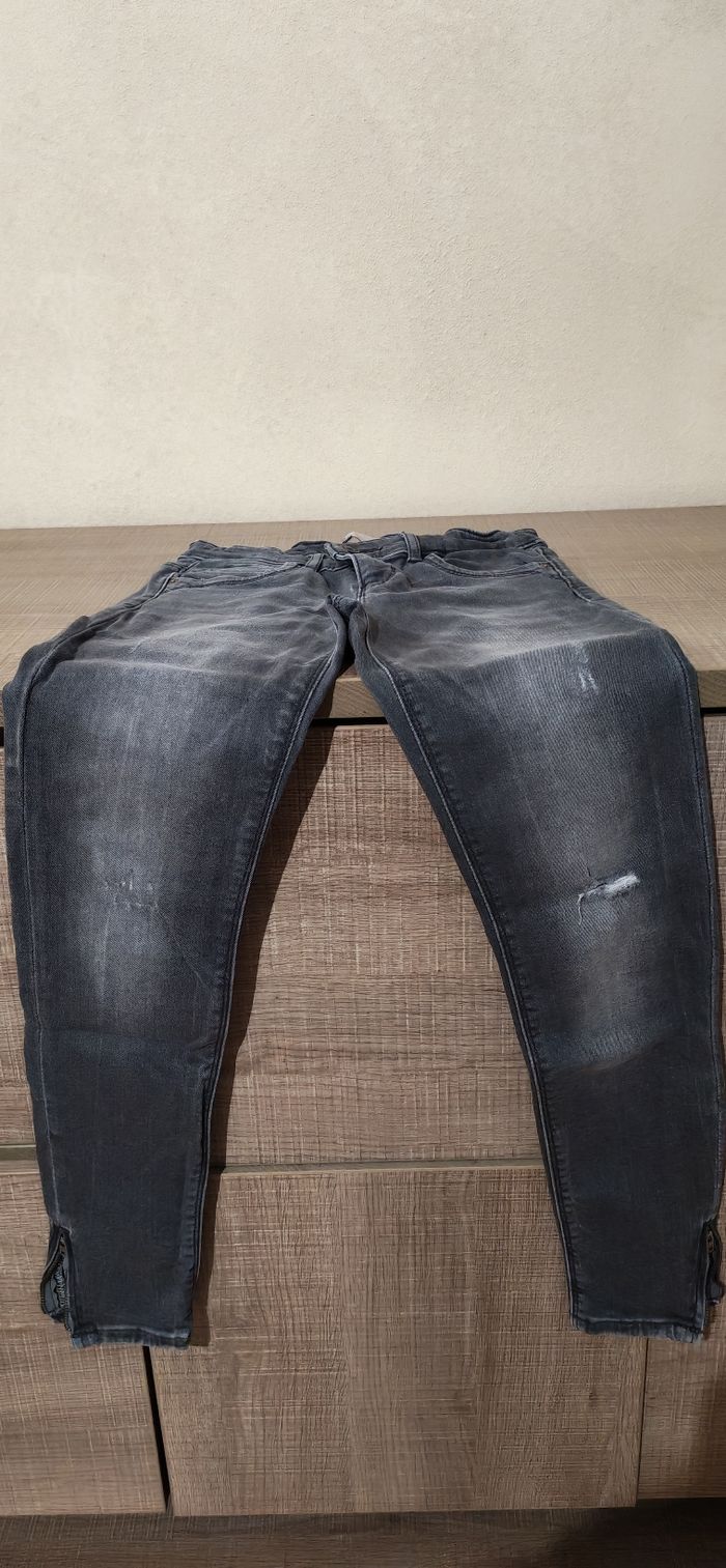 Lot de 4 jeans slim fille 12 ans - photo numéro 6
