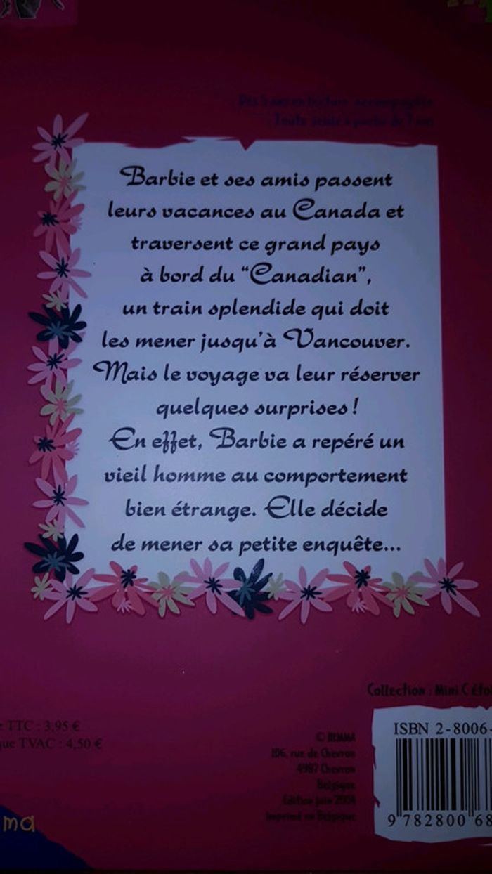 4 livres Barbie dont Coeur de Princesse - photo numéro 5