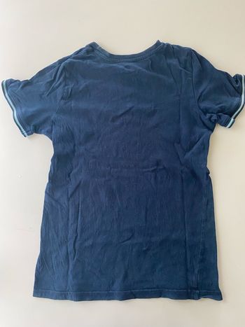 Tee shirt MC Marine imprime garcon 10 ans