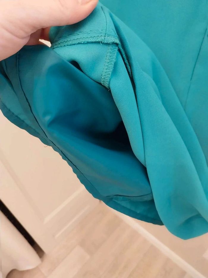 Robe Vert bleuté decolleté dans dos T40 - photo numéro 7