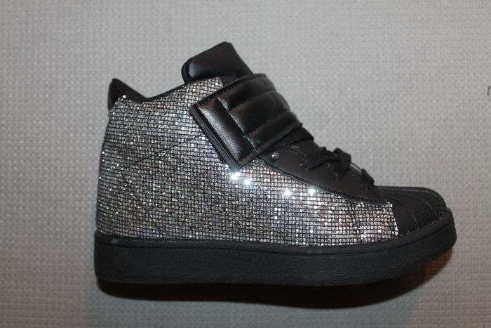 basket à paillettes noir 33