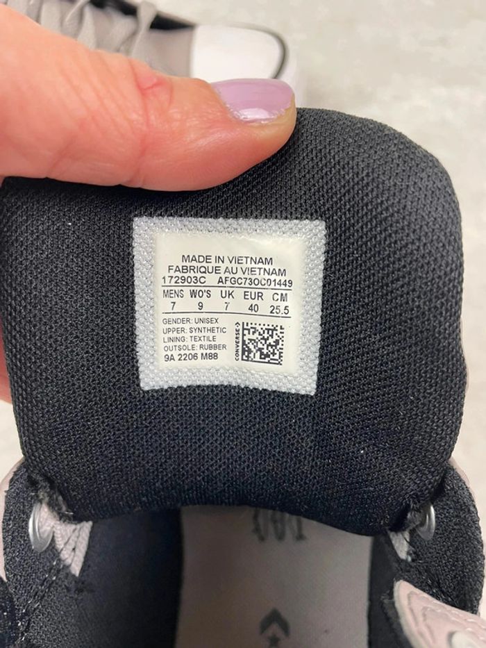 Converse Cuir synthétique grises modèle USA - photo numéro 11