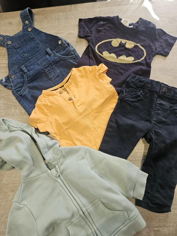 Lot de 2 pantalons tee short et veste 6 mois - photo numéro 5
