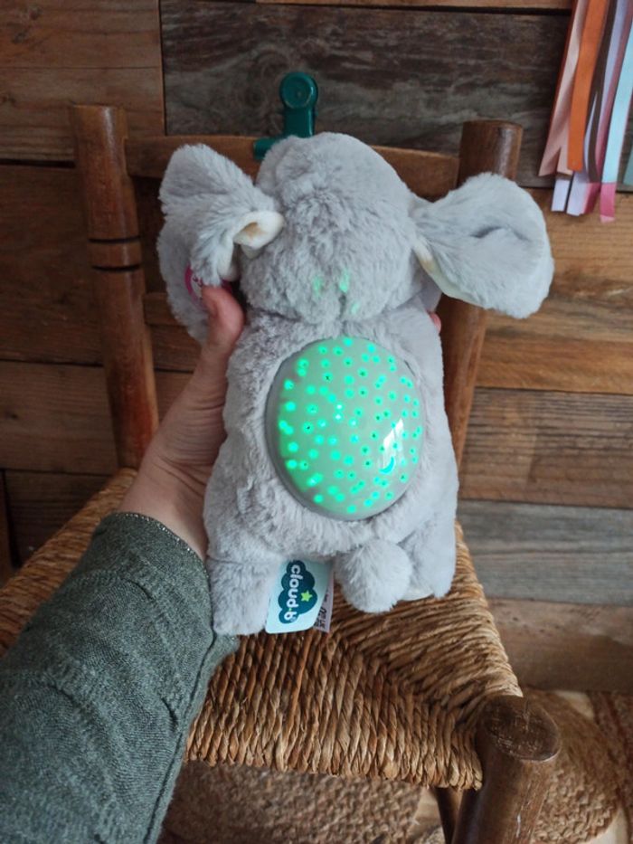 Peluche lapin veilleuse cloud B - photo numéro 9