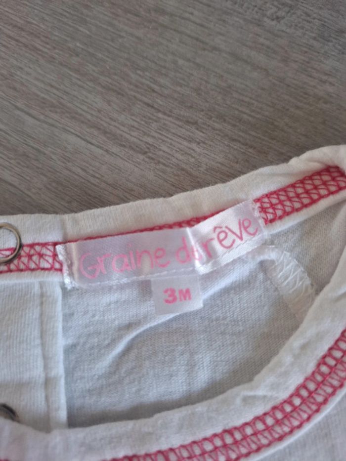 T-shirt manche courte 3 mois - photo numéro 5