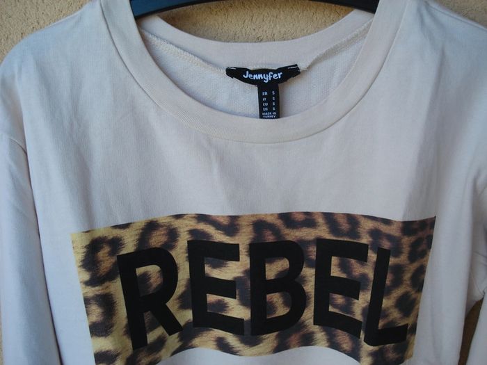 Sweat Rebel by Jennyfer - Taille S - photo numéro 2