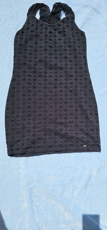 Robe noire brodé Superdry taille M