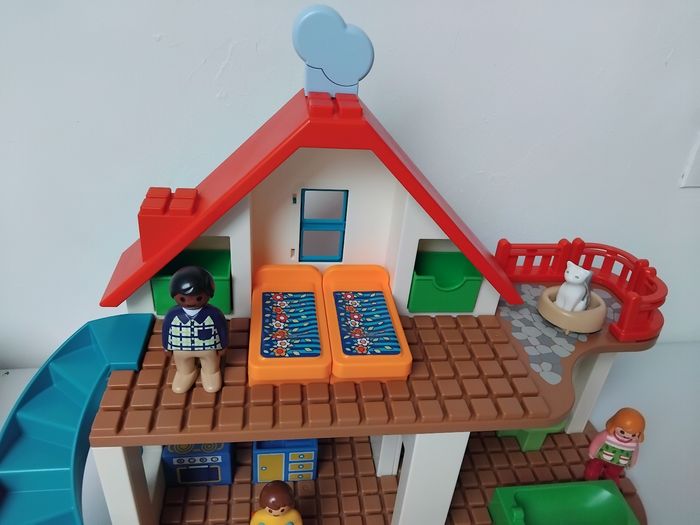 PLAYMOBIL 123 Maison avec Sonnette 70129 Junior Complet 🏡 - photo numéro 3