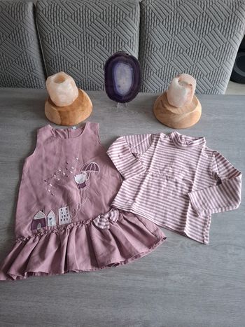 Robe et son sous pull assorti 23 mois