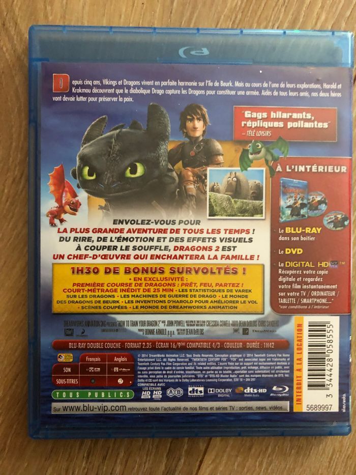 Blu-ray Dragons 2 - photo numéro 3