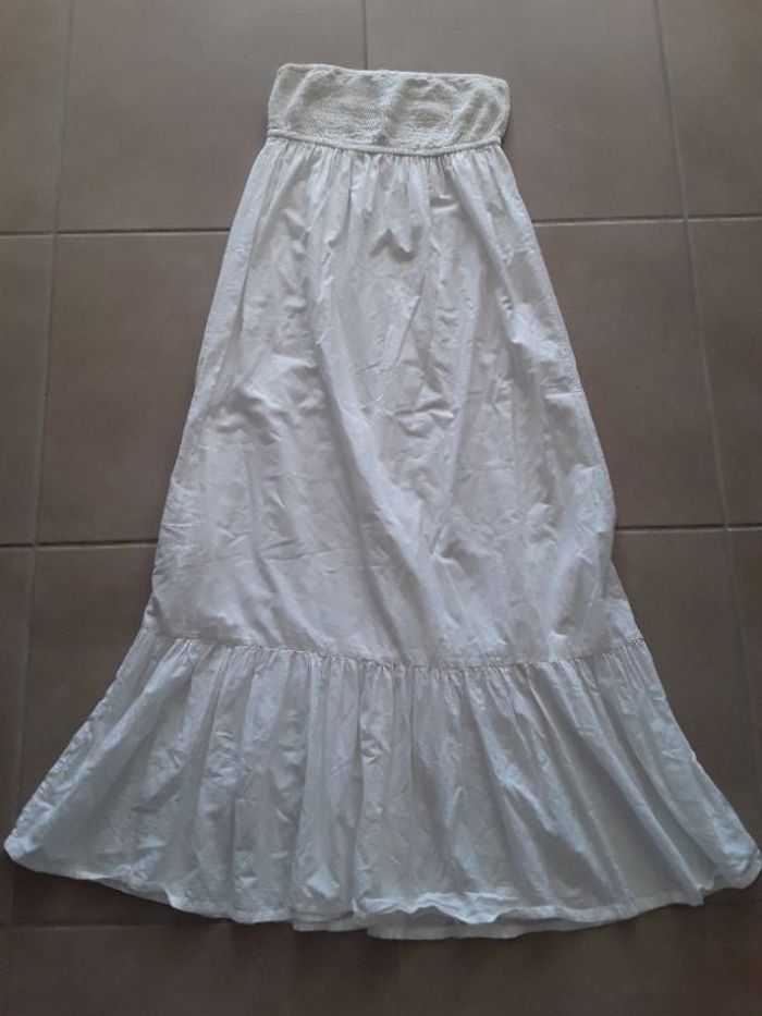 Robe bustier blanche 40 MONOPRIX AUTRE TON TBE