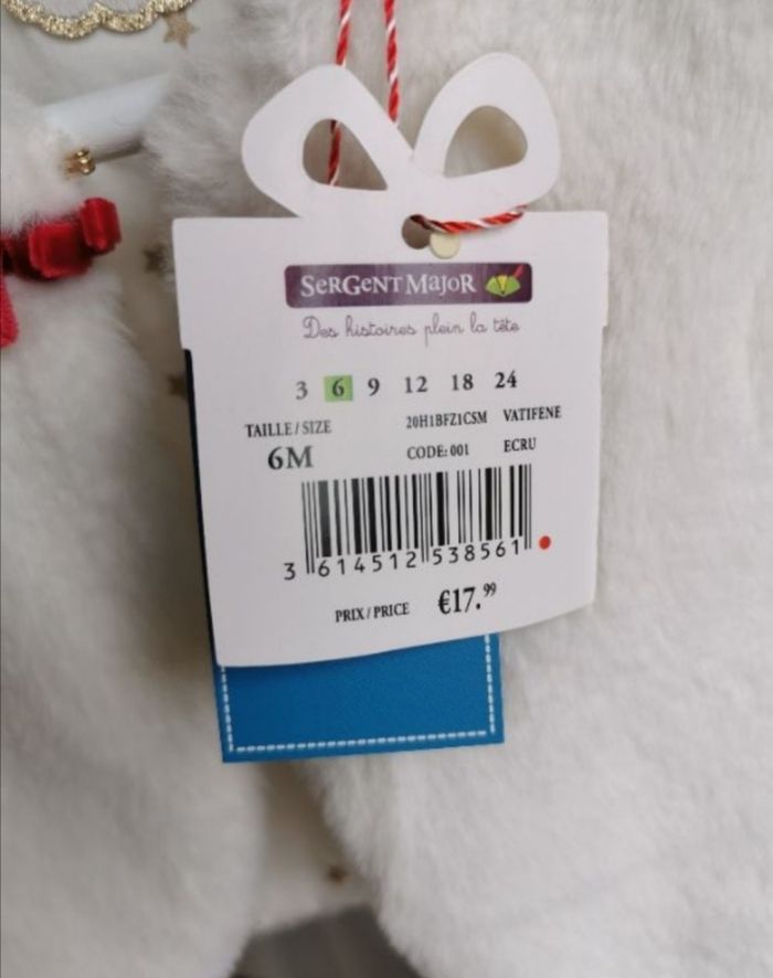 Veste moumoute sans manches 6 mois - photo numéro 2