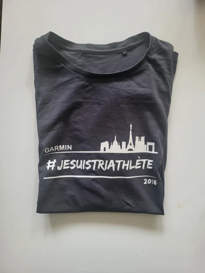 T-shirt homme : Je suis triathlète Garmin 2018 - photo numéro 3