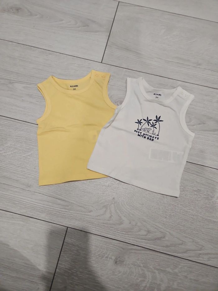 2 tee shirt sans manche - photo numéro 3
