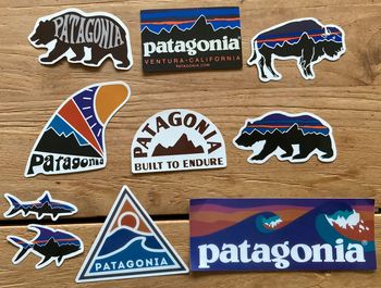 Lot de 10 Stickers Patagonia