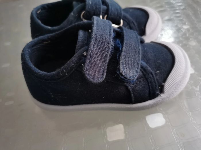 Baskets toile marine enfant - photo numéro 2