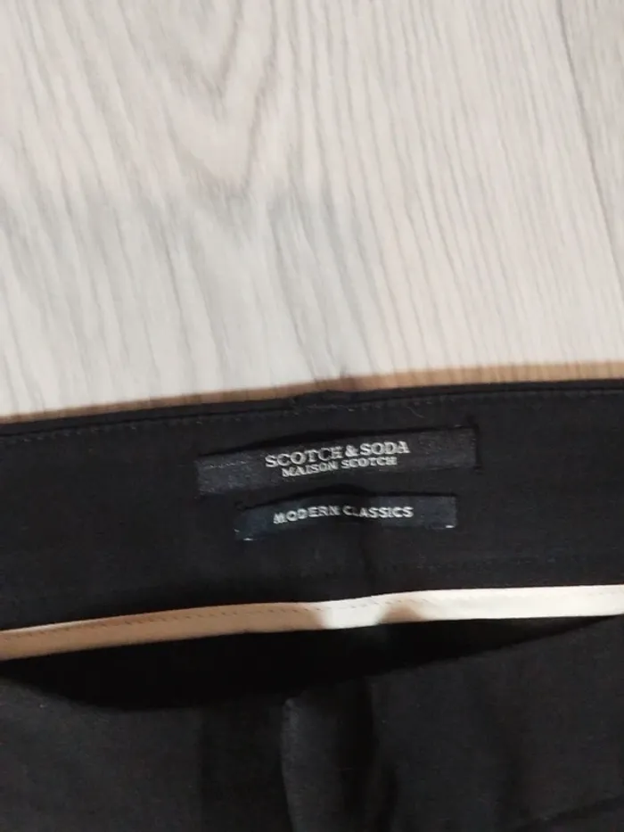 Jogging Scotch & Soda Noir et Doré Taille M Femme 👖 - photo numéro 4