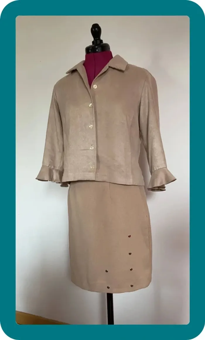 Magnifique ensemble 123 façon daim