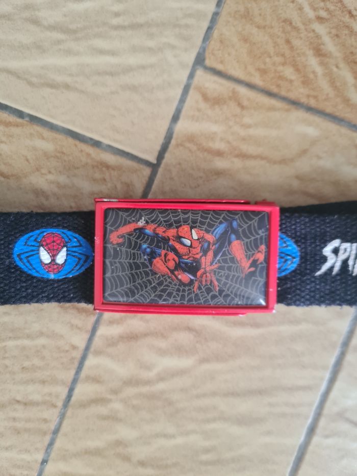 Ceinture noire ajustable Spiderman - photo numéro 2