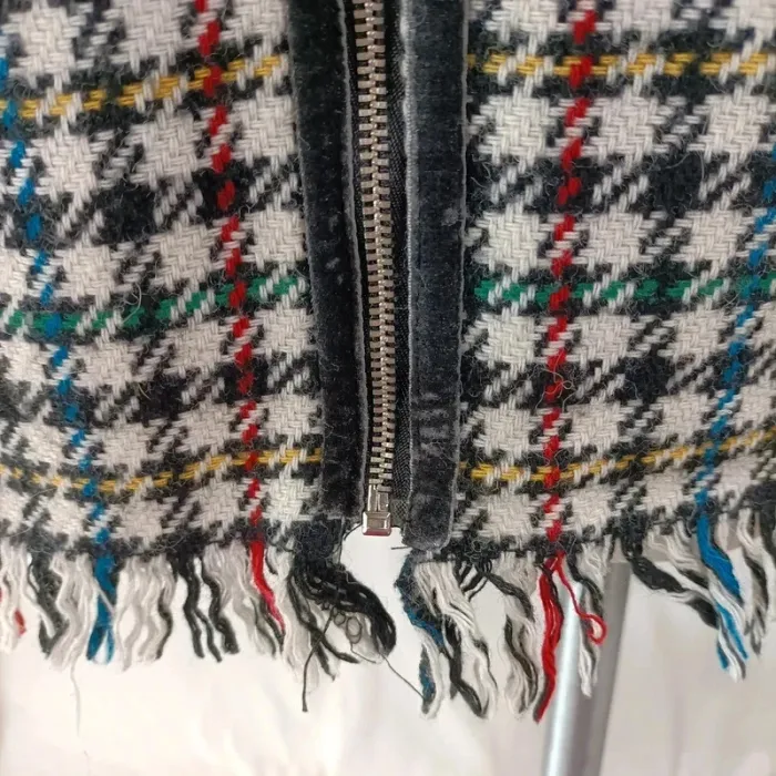 Robe courte Zara Trafaluc à carreaux pied-de-poule – taille S effet tweed A1091 - photo numéro 6