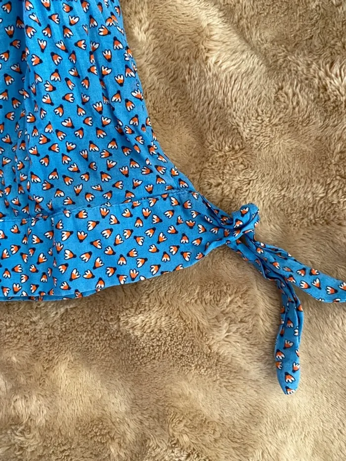 Petite chemise bleue imprimé Badminton Esprit - photo numéro 4