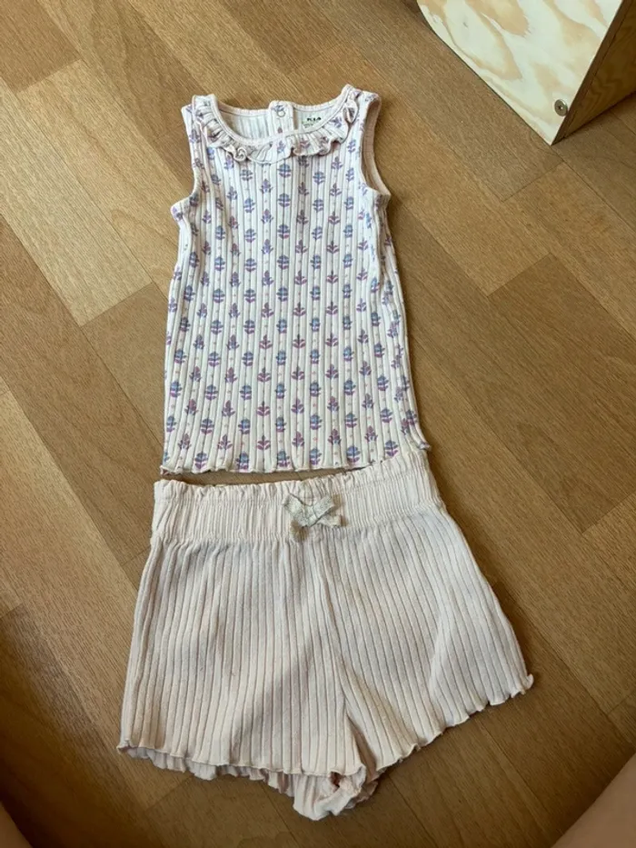 Ensemble fille 24 mois