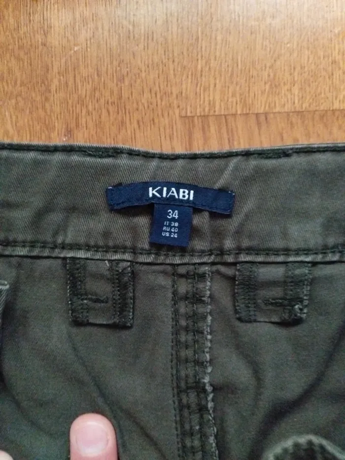 Cargo large kaki - photo numéro 3