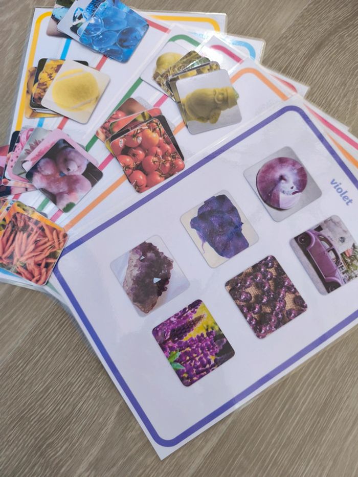 Jeu tri des couleurs format A4 - photo numéro 2