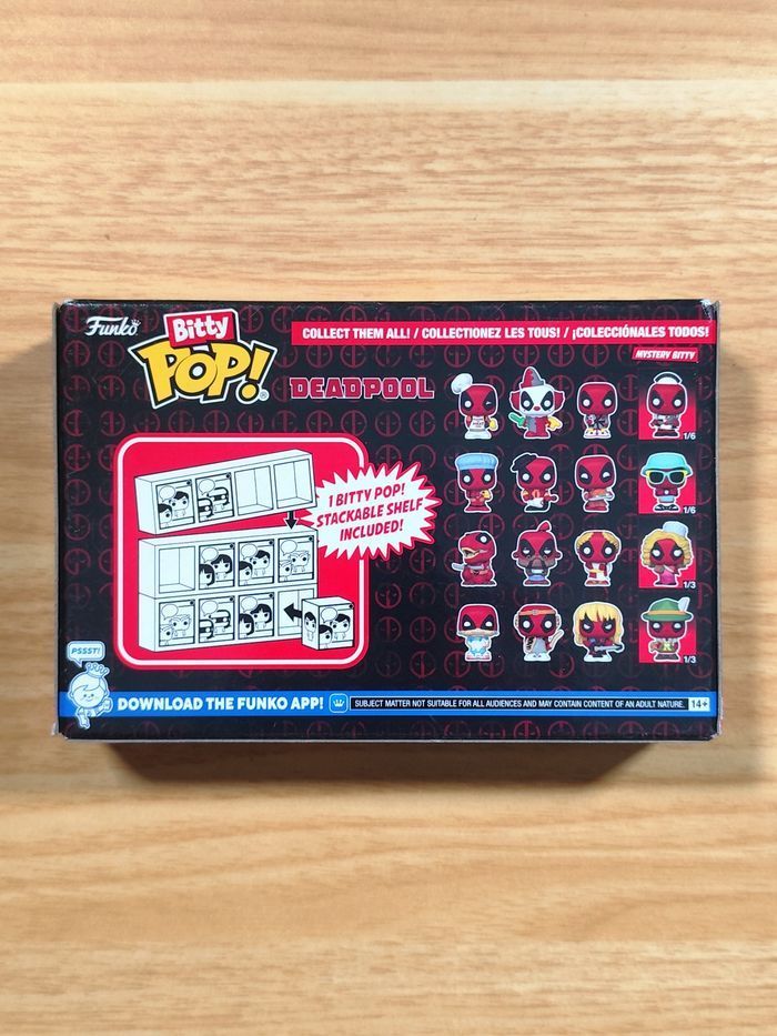 Boîte De 4 Bitty Pop! Deadpool - Griller Clown Bedtime + Mystery Pop! - photo numéro 7