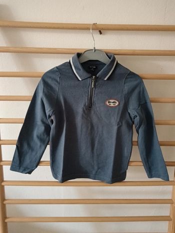 Polo manche longue kiabi