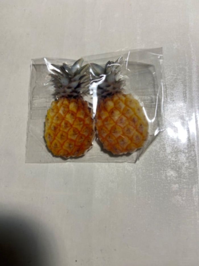 Boucles oreilles ananas