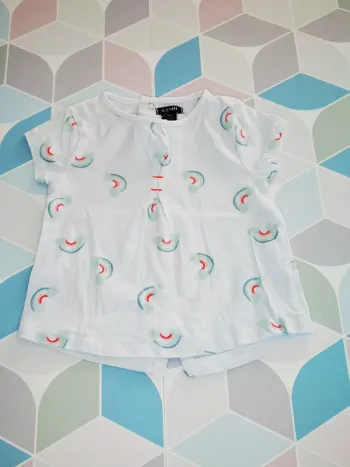 D3920 - Tee-shirt fille 3 mois