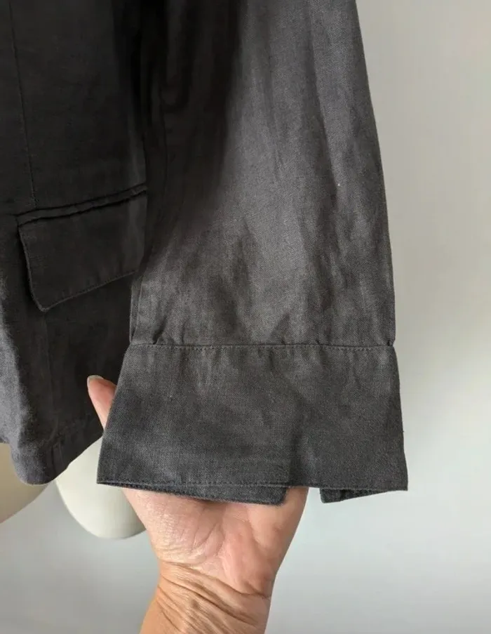 Veste chemise d'été en lin - Gerard Darel - taille 42 - photo numéro 4