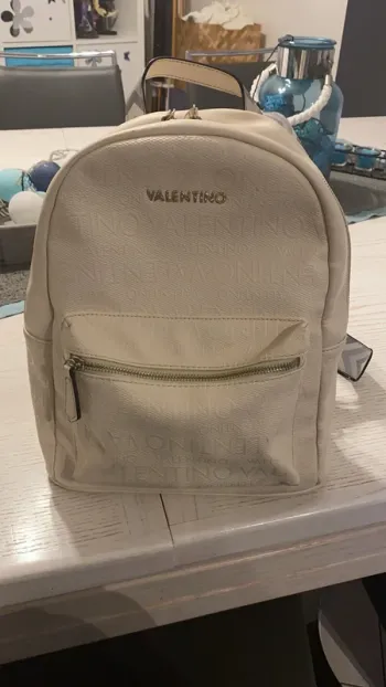 sac à dos beige Valentino by Mario Valentino