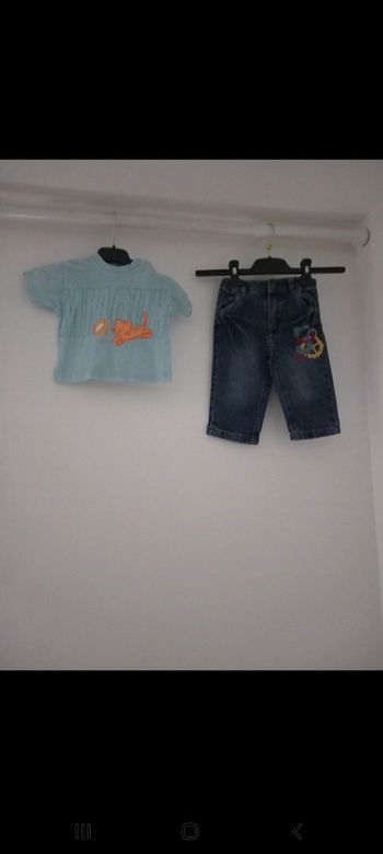 Ensemble 6mois jean tshirt