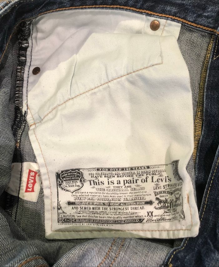 Jean 501 »Levi’s »bleu marine - photo numéro 5