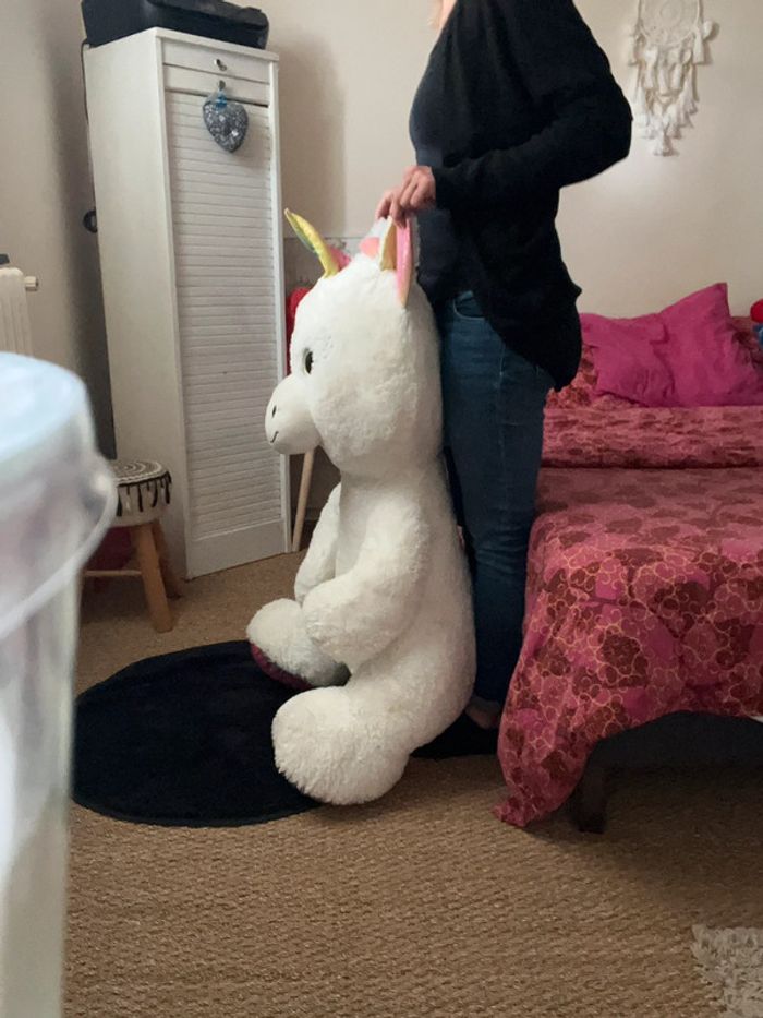 Peluche licorne xxl - photo numéro 3