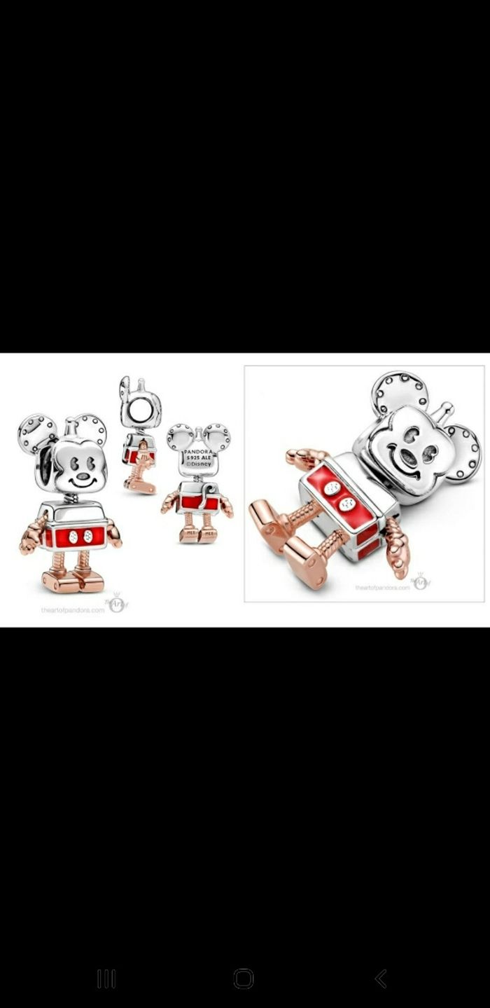 Charm Pandora >< Disney "Mickey Robot" - Edition Limitée - photo numéro 9