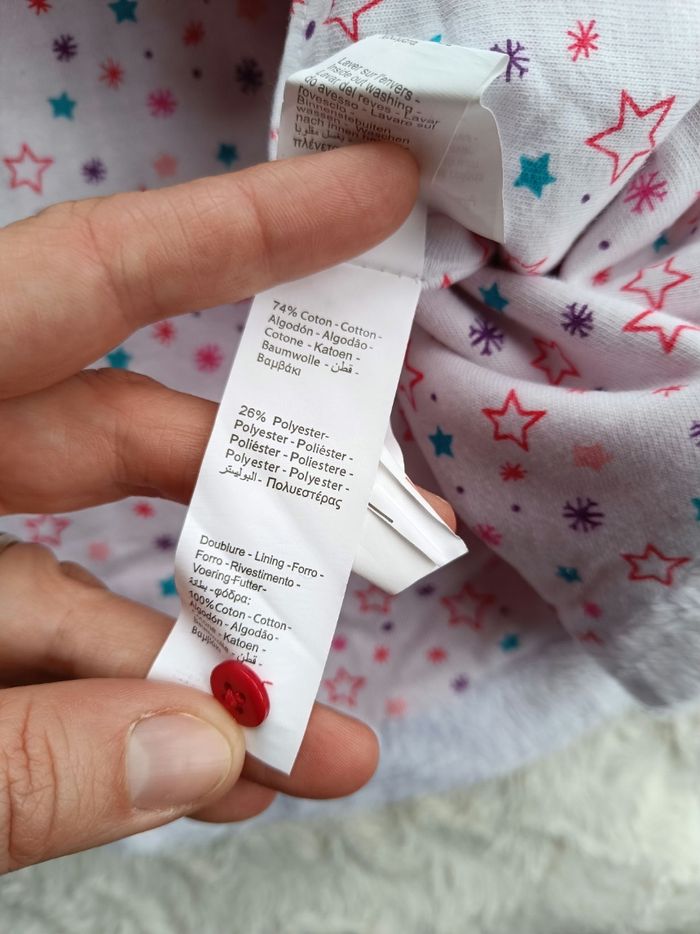 Poncho avec capuche Père Mère Noël étoile Fille 9 mois Orchestra - photo numéro 9