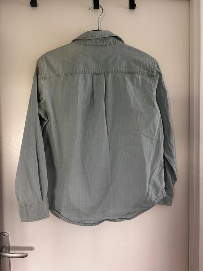 Chemise veste en jeans Zara taille M - photo numéro 3
