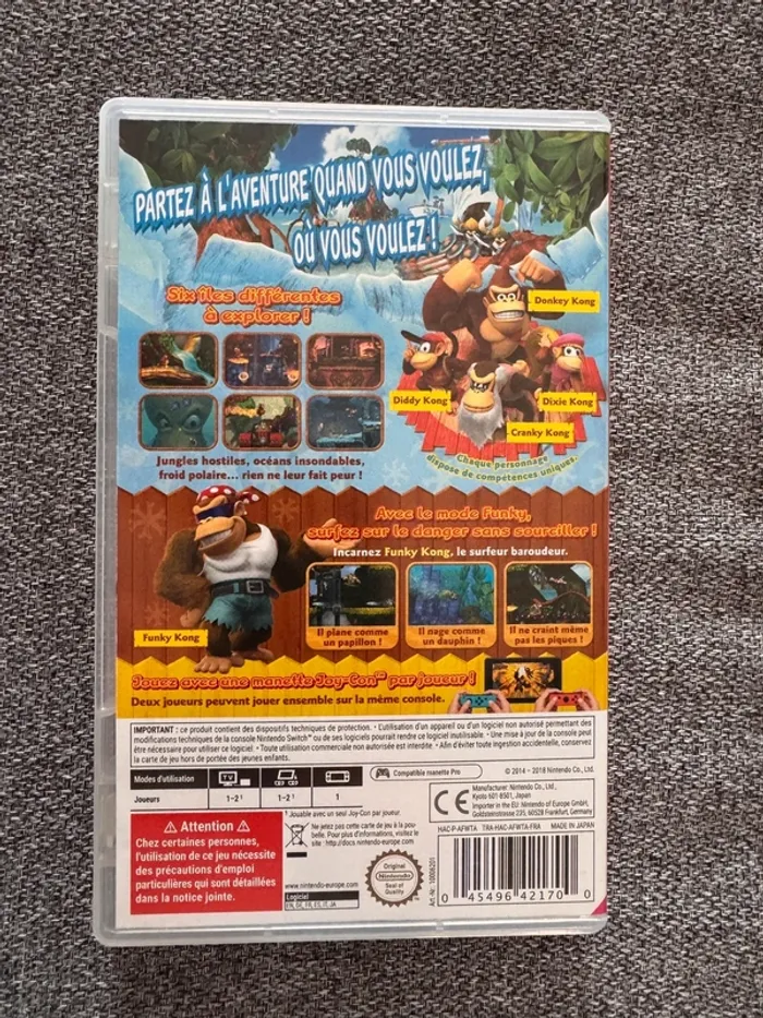 Jeu Switch - Donkey King country tropical freeze - photo numéro 2