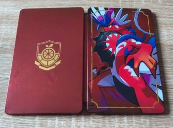 Steelbook pokémon écarlate pour Nintendo Switch 
