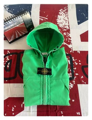Coupe vent junior Stone Island taille xs vert pomme