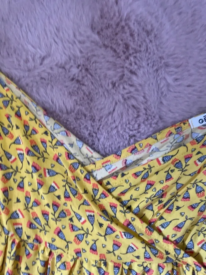 Robe à motifs jaune - photo numéro 4
