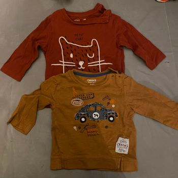 Lot de deux tee shirt