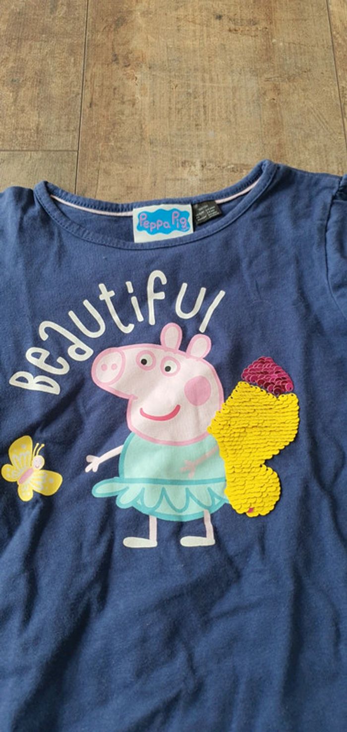 T-shirt pepa pig 2 4 ans en très bon état - photo numéro 2