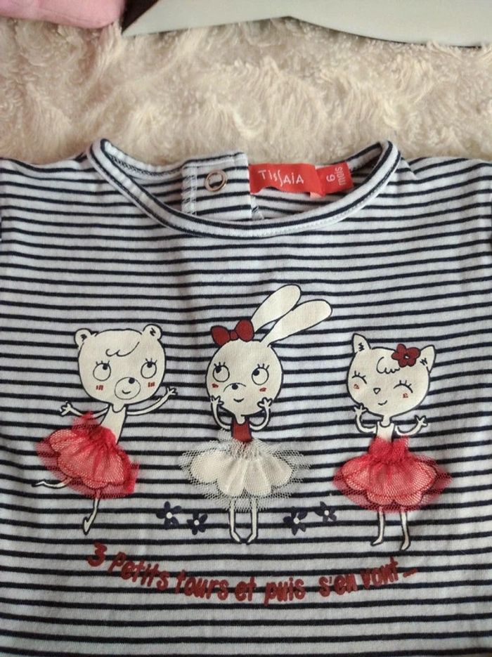 Robe manches longues Fille 6 mois 3 petits tours et s'en vont danseuses Tissaia - photo numéro 4