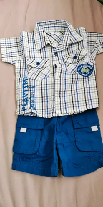 Ensemble short et chemise - 3 mois