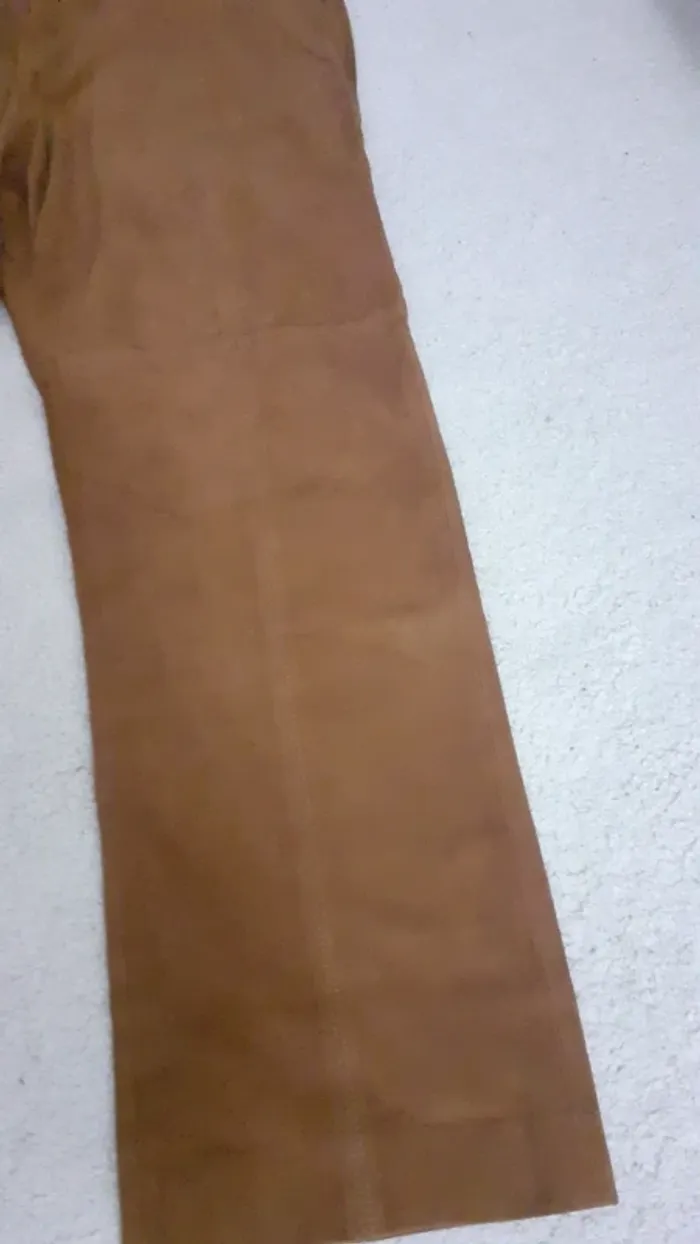 Magnifique pantalon Daim Mango - photo numéro 7